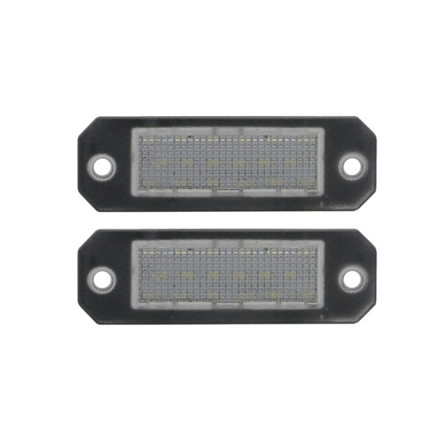 Set pasklare LED nummerplaat verlichting passend voor Volkswagen Transporter T5/T6 2003-2019 & Caddy III 2004-2015