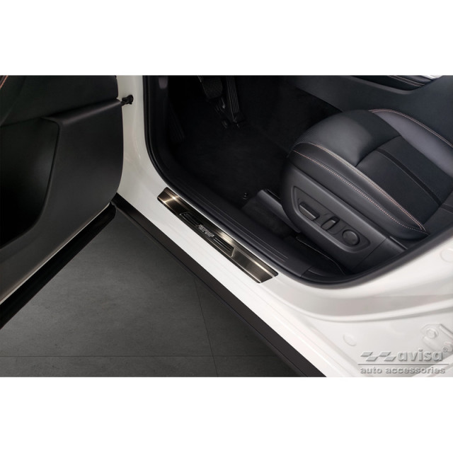 Zwart RVS Instaplijsten passend voor Mazda CX-60 2022- - 'Performance Special Edition' - 4-delig